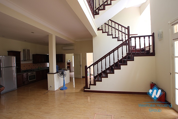 Charming house with nice garden and yard for lease in Tay Ho area.